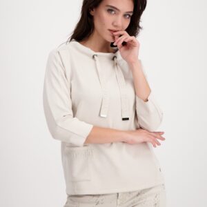 Mikina Monari krémová