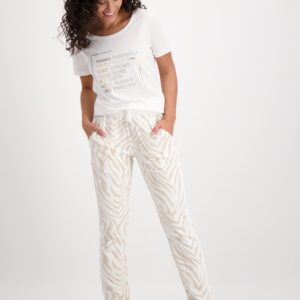 Tričko biela-potlač Monari