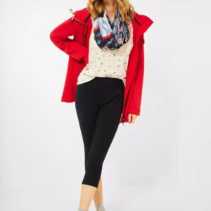 Legíny 3/4 čierna Cecil