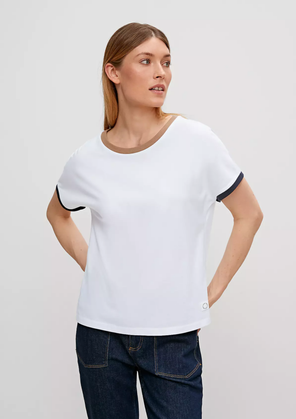 Tričko biela Comma