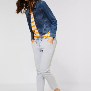 Riflová Bunda modrá Street One