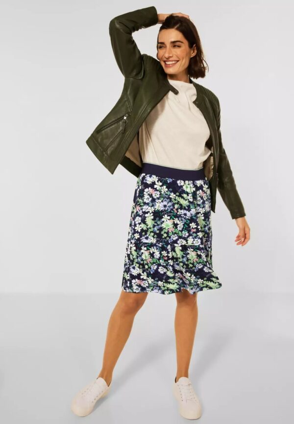 Sukňa tm.modrá-vzor Cecil