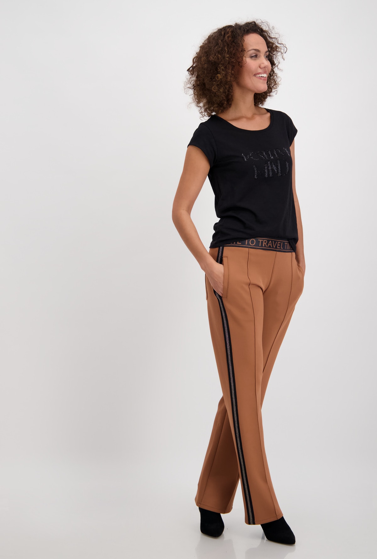 Nohavice hnedá Monari