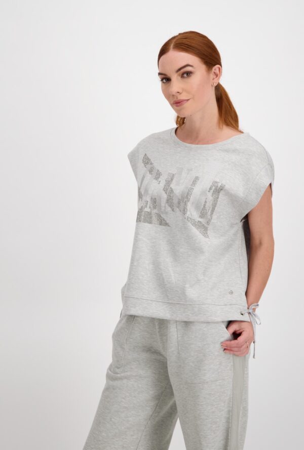 Mikina sivá-vzor Monari