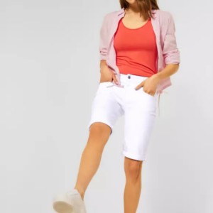 Bermudy biela Street One