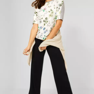 Tričko biela-kvet Cecil