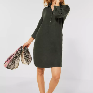 Šaty olivové Cecil