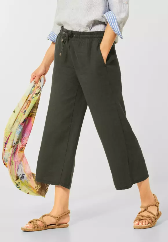 Nohavice khaki 7/8 Cecil