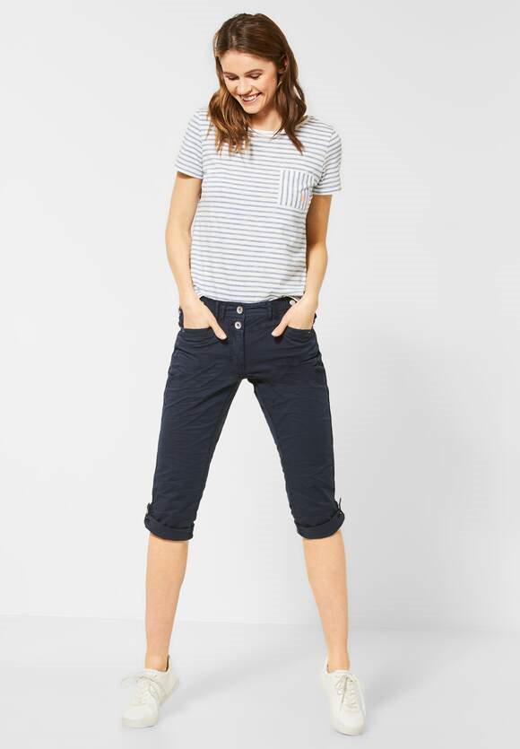 Nohavice 3/4 modrá Cecil