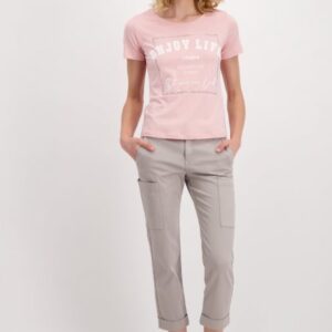 Tričko lososová-potlač Monari