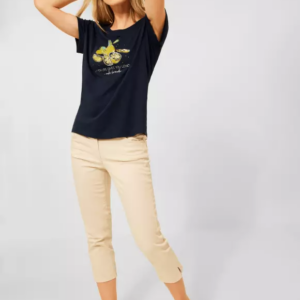 Tričko modrá-potlač Cecil