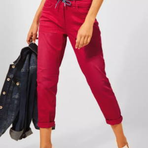 Nohavice červená Cecil