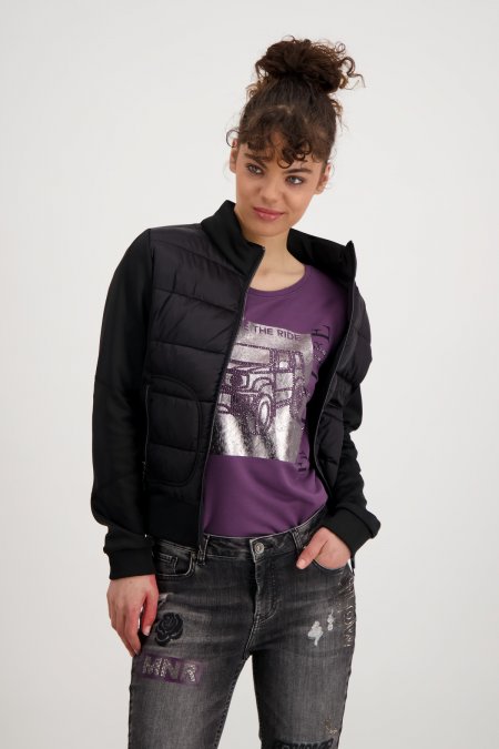 Bunda čierna Monari