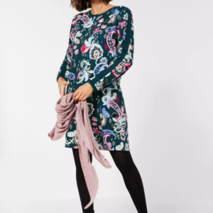 Šaty CECIL tm.zelená-potlač