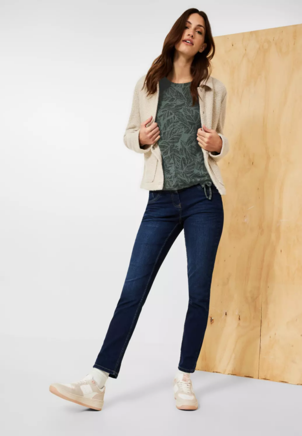 Pulóver zelená-vzor Cecil