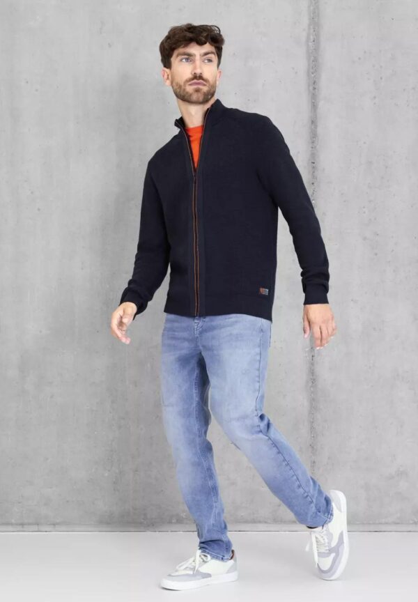 Sveter zips tm.modrá Street One