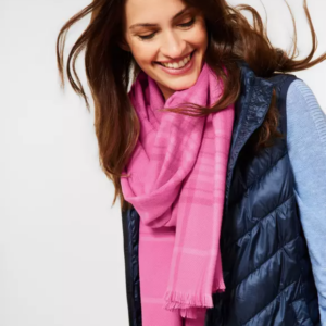 Šál Cecil ružová