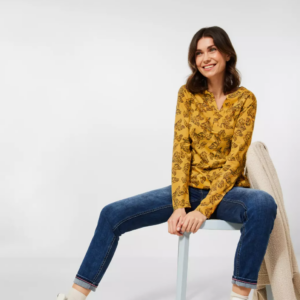 Tričko žltá-vzor Cecil