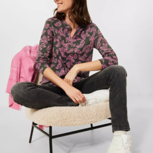 Tričko zelená-vzor Cecil