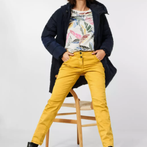 Nohavice žltá Cecil