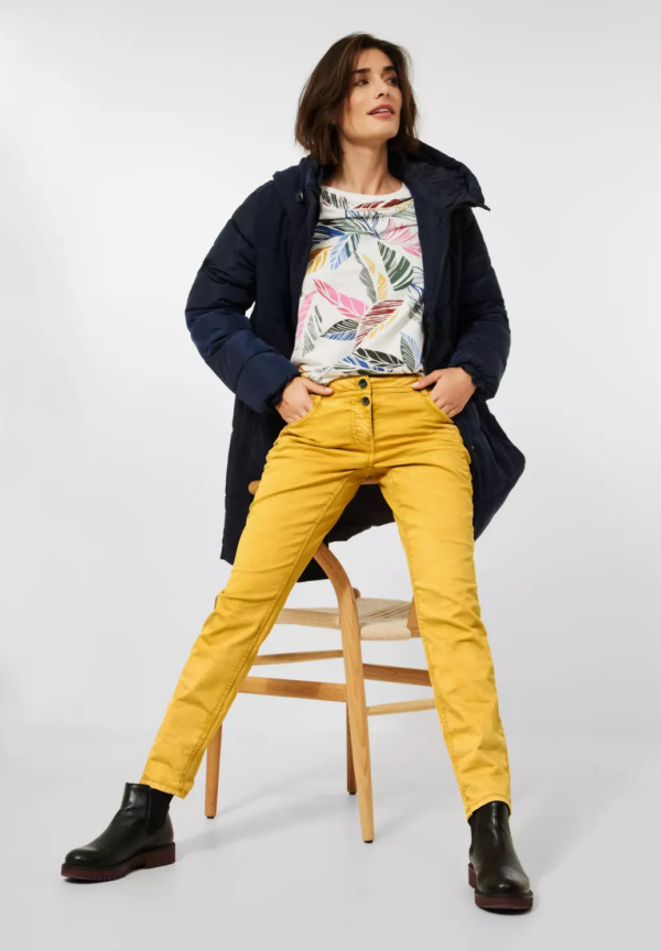 Nohavice žltá Cecil