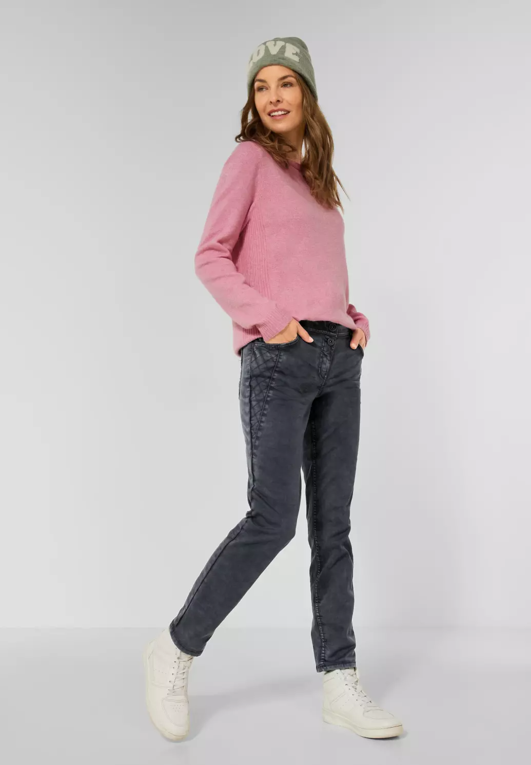 Nohavice šedá Cecil