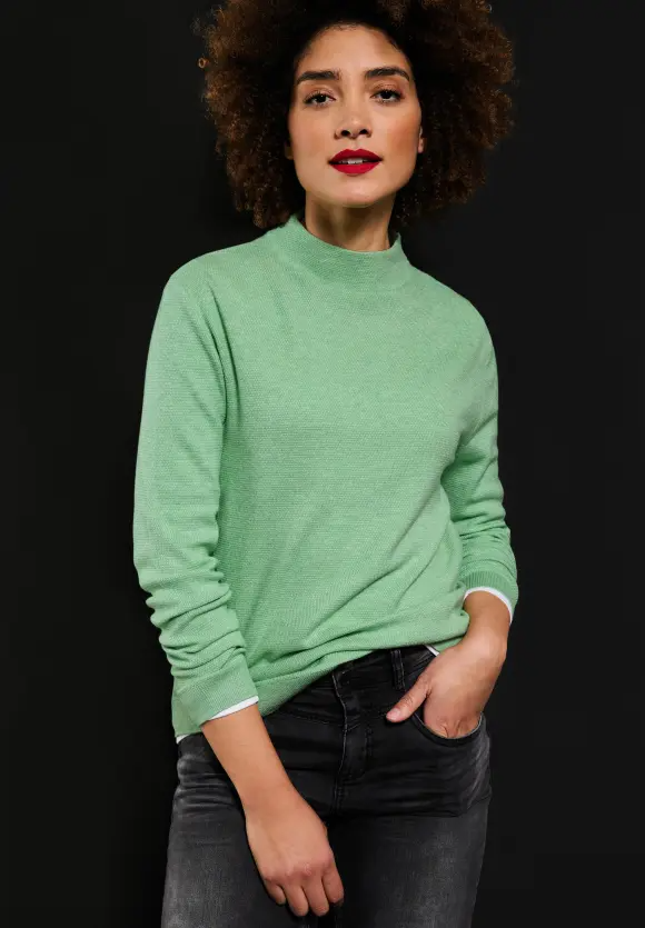 Pulóver sv.zelená Street One