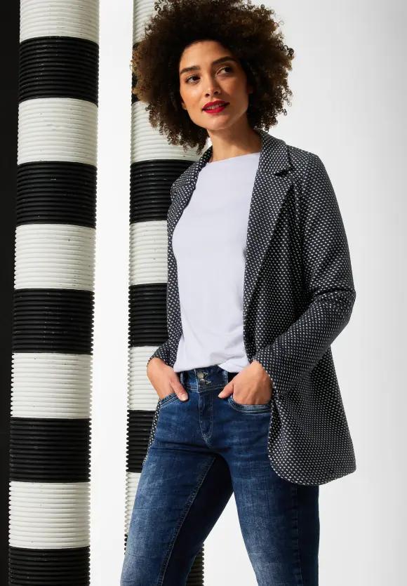 Sako tm.modrá-vzor Street One