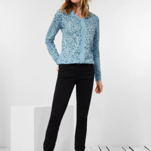 Top sv.modrá-vzor Cecil