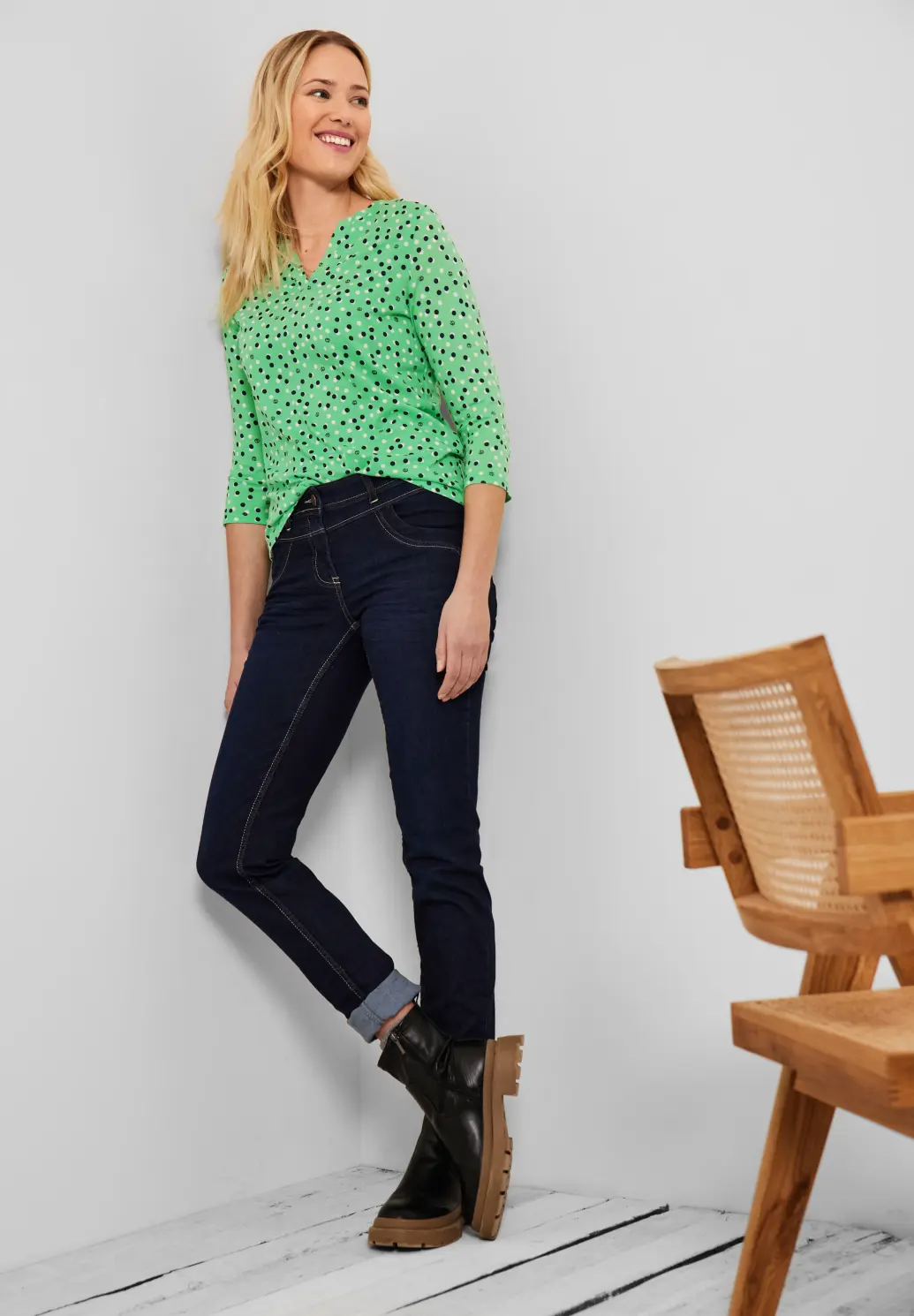 Tričko zelená Cecil