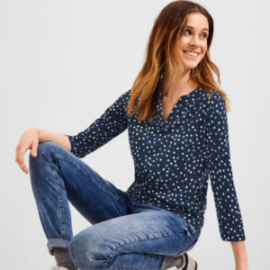 Tričko modrá-vzor Cecil