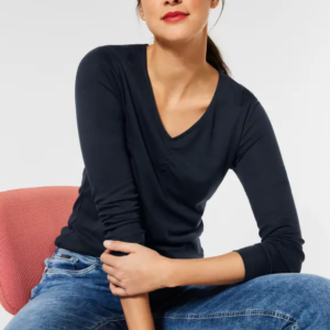 Tričko tm.modrá Street One