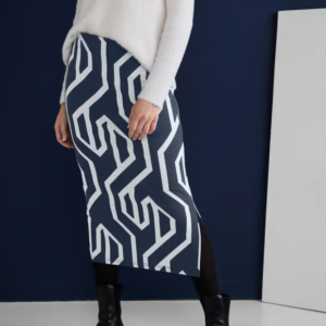 Sukňa tm.modrá-vzor Street One