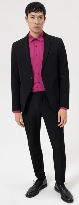 Košeľa cyklamen Olymp