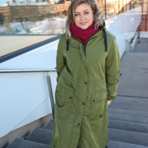 Parka zelená Green Goose