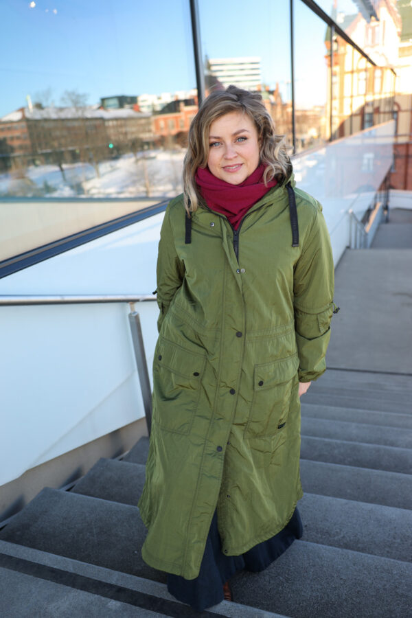Parka zelená Green Goose