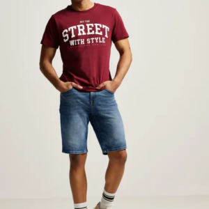 Bermudy modrá Street One