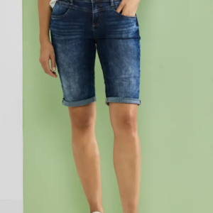 Bermudy tm.modrá Street One