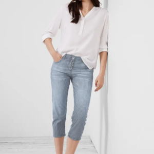 Nohavice Capri modrá  Cecil