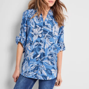 Blúzka modrá-kvet Cecil