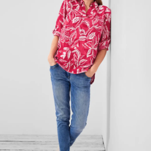 Blúzka červená-vzor  Cecil