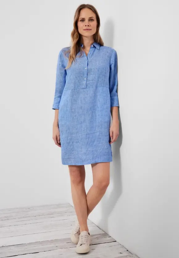 Šaty modrá-pásik Cecil