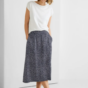 Sukňa tm.modrá-vzor Street one