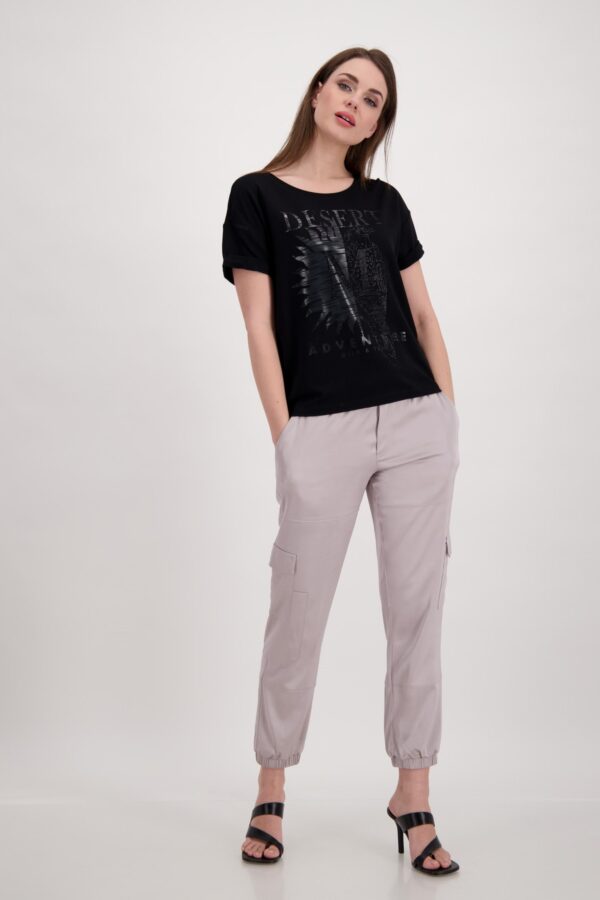 Tričko s počtlačou Monari