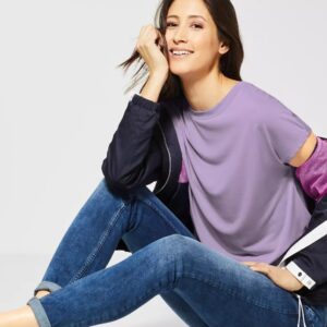 Tričko fialové Street One