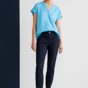 Nohavice tm.modrá Street one