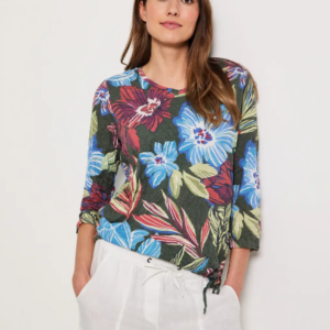 Blúzka zelená-vzor Cecil