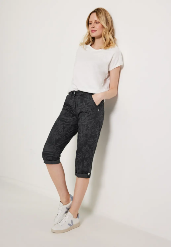 Nohavice čierna-vzor Cecil