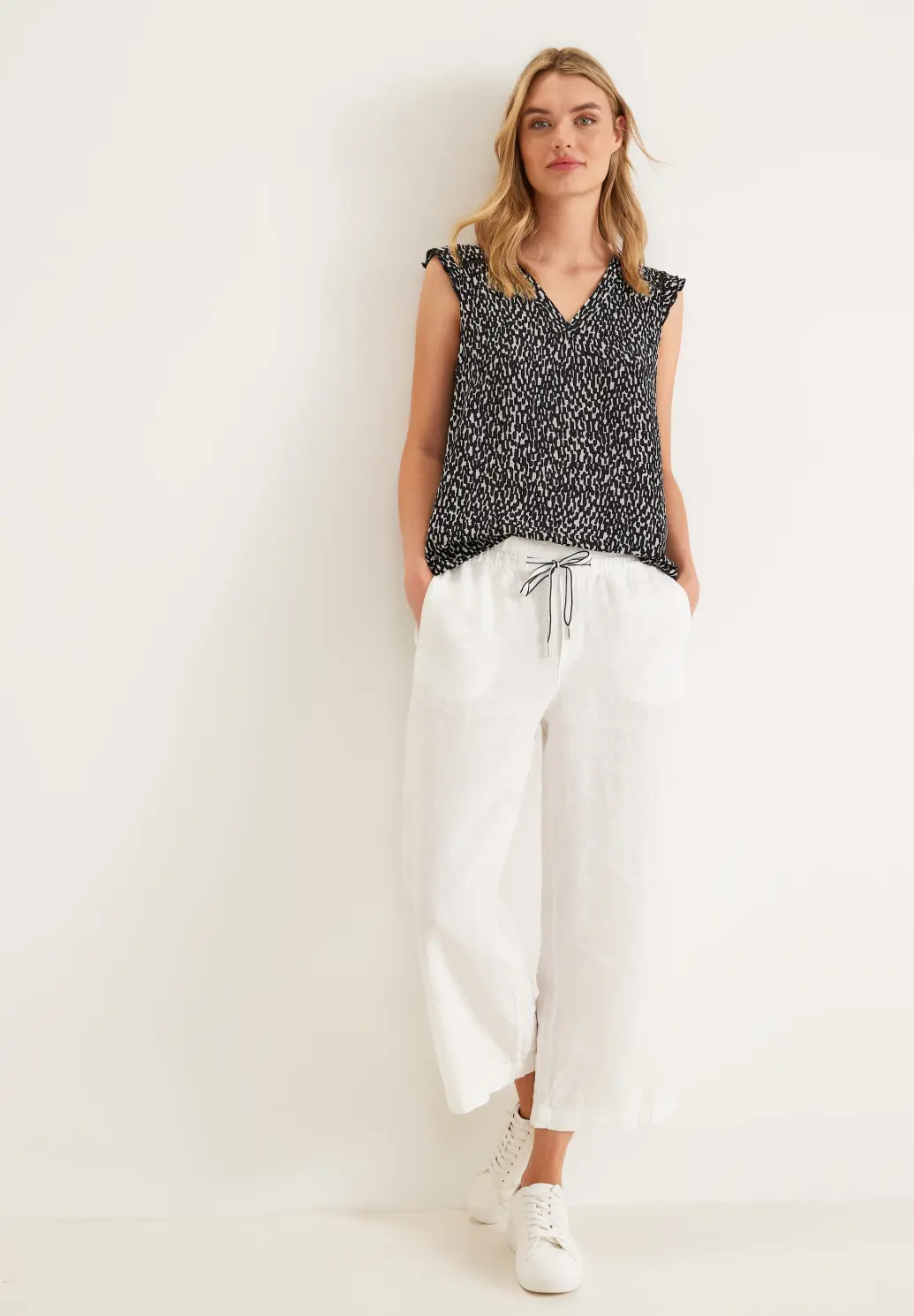 Blúzka biela-vzor Cecil