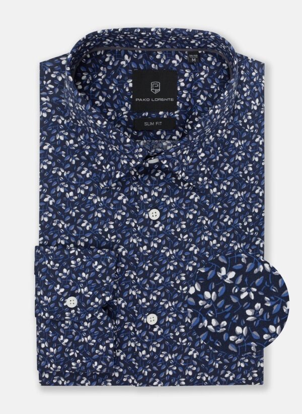 Košeľa slim fit modrá Pako Lorente